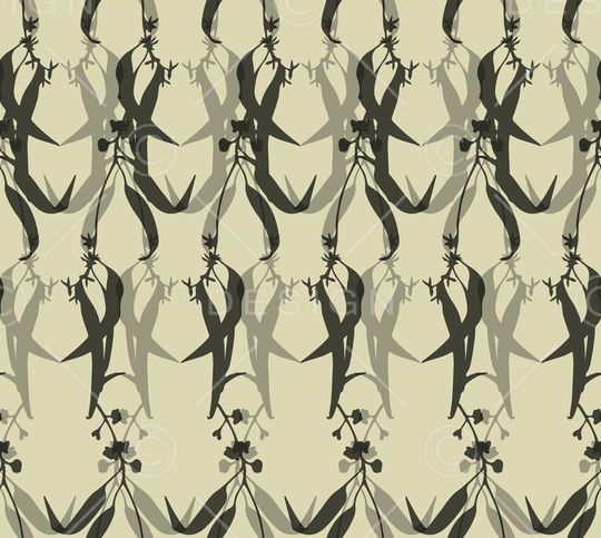 绿植树叶印花华亿平台图片