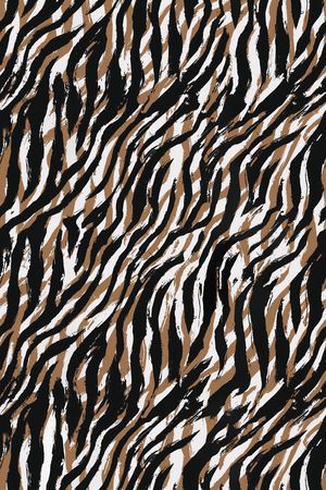 斑马纹印花华亿平台图片