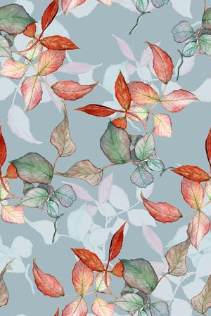 绿植树叶印花华亿平台图片