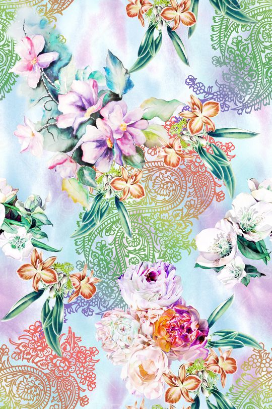 水彩印花华亿平台图片