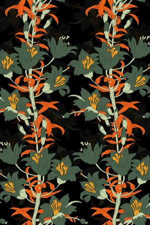 绿植树叶印花华亿平台图片