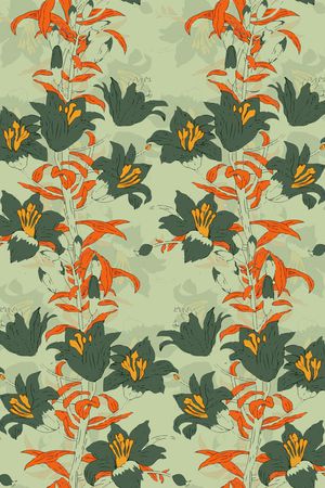 绿植树叶印花华亿平台图片