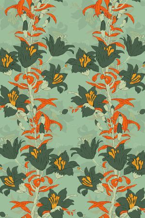 绿植树叶印花华亿平台图片