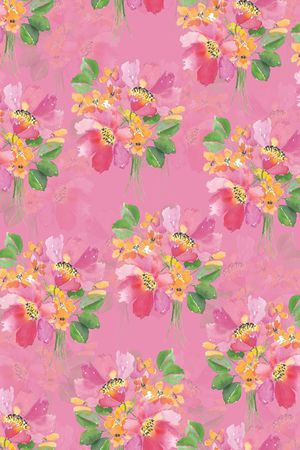 绿植树叶印花华亿平台图片