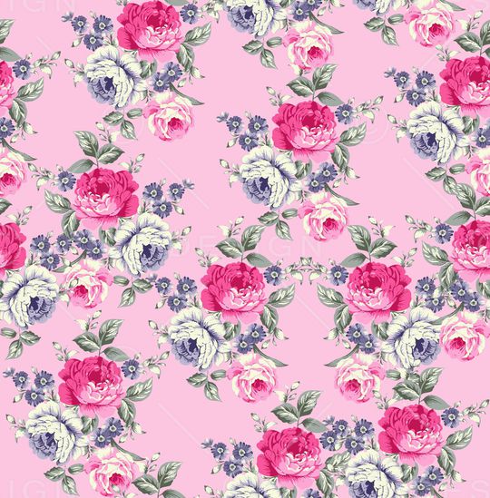 民族花卉印花华亿平台图片