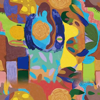 几何印花华亿平台图片