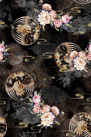 水彩印花华亿平台图片