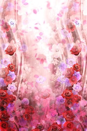 玫瑰印花华亿平台图片