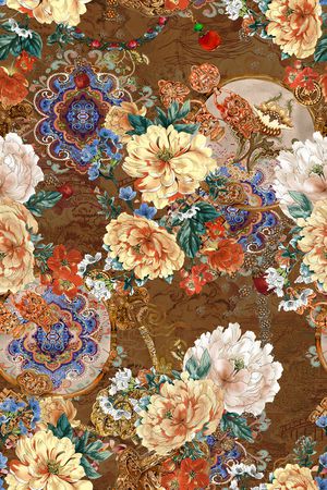 民族风印花华亿平台图片