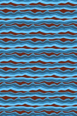 波浪纹印花华亿平台图片