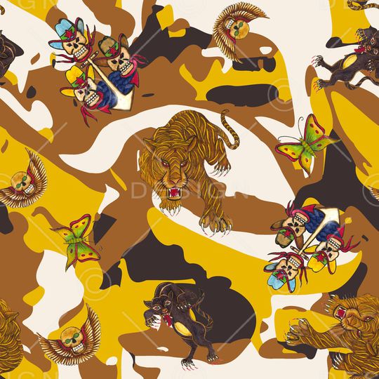 老虎印花华亿平台图片