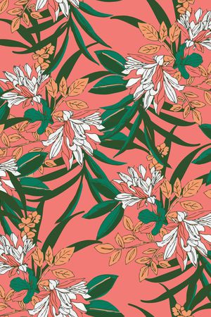 彩底花卉印花华亿平台图片