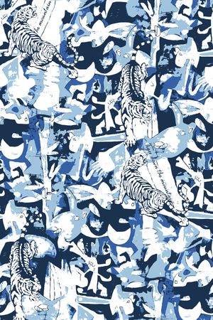 几何印花华亿平台图片