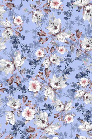 绿植树叶印花华亿平台图片