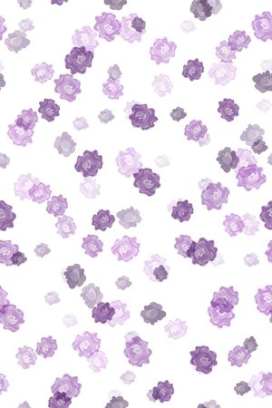 清爽底花卉印花华亿平台图片