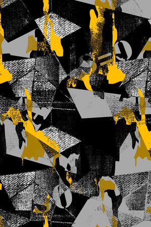 几何印花华亿平台图片