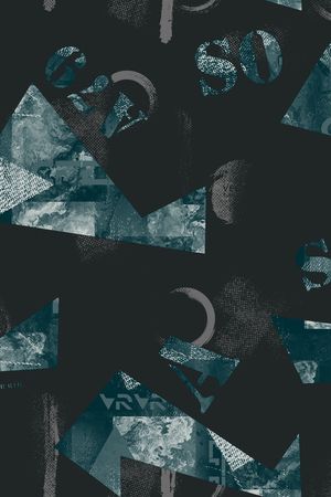 几何印花华亿平台图片