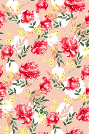 玫瑰花印花华亿平台图片