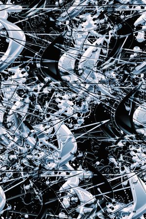 抽象男装印花华亿平台图片