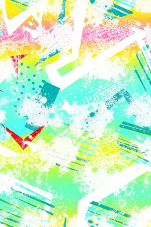 几何印花华亿平台图片