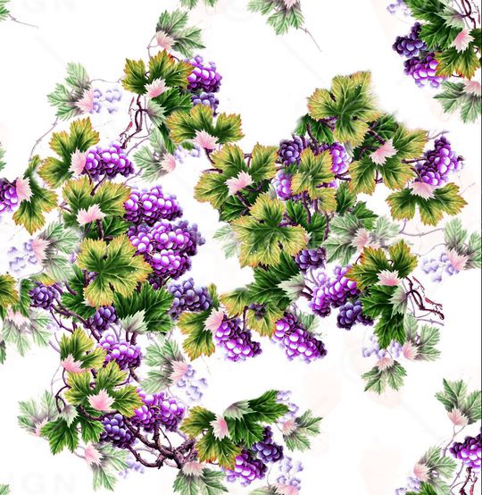 葡萄印花华亿平台图片