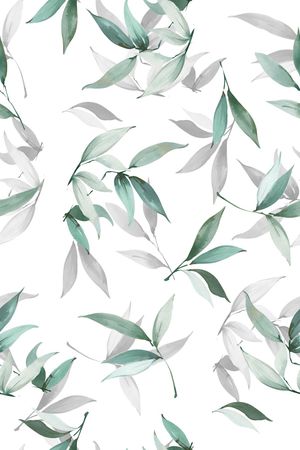 绿植树叶印花华亿平台图片