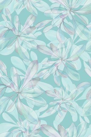 绿植树叶印花华亿平台图片