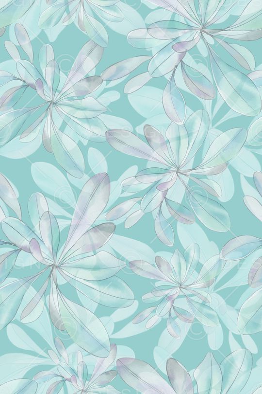 绿植树叶印花华亿平台图片