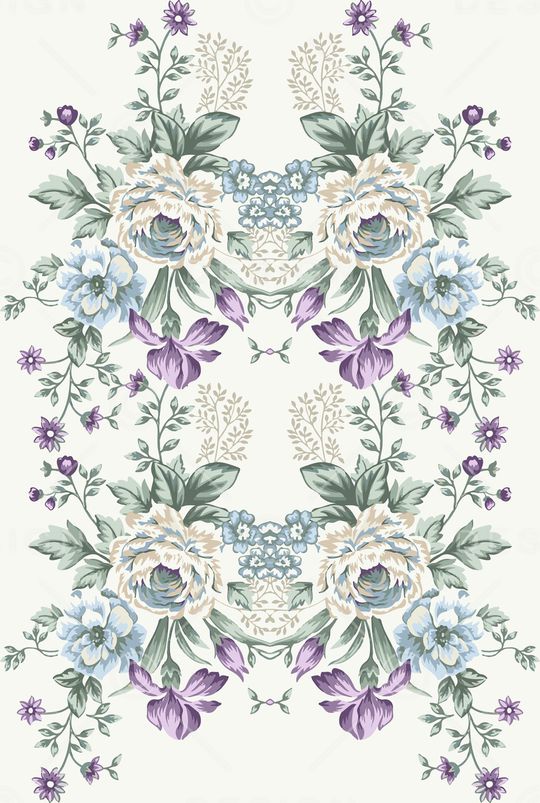 彩底花卉印花华亿平台图片