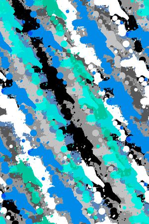 抽象男装印花华亿平台图片