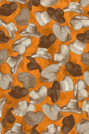 复古印花华亿平台图片