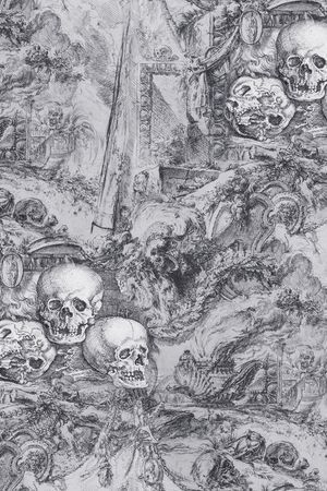 线条画印花华亿平台图片