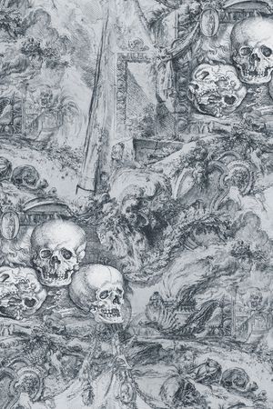 线条画印花华亿平台图片