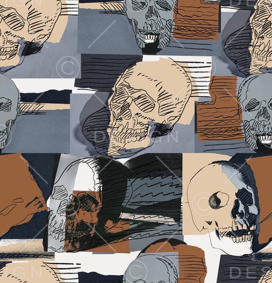 线条画印花华亿平台图片