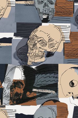 线条画印花华亿平台图片