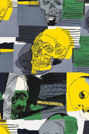 线条画印花华亿平台图片