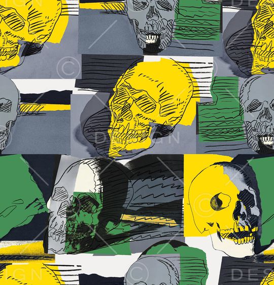 线条画印花华亿平台图片