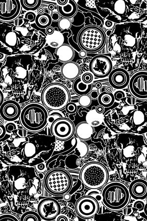 线条画印花华亿平台图片