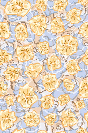 春夏华亿平台印花华亿平台图片