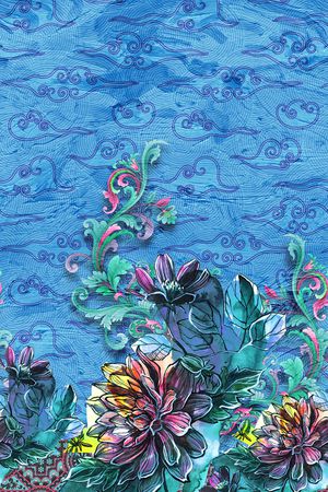 定位花印花华亿平台图片