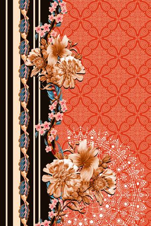 定位花印花华亿平台图片