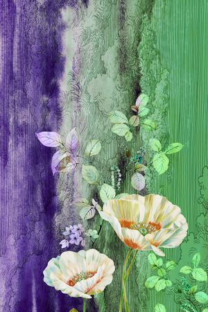 定位花印花华亿平台图片