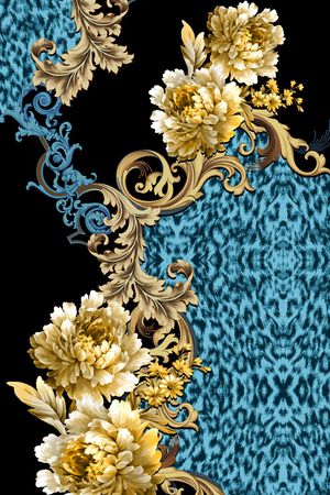 定位花印花华亿平台图片