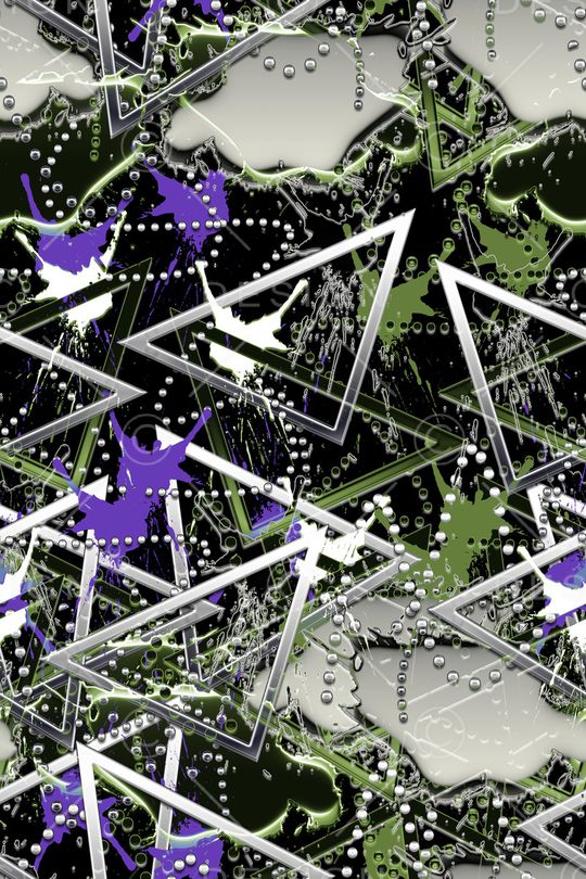 抽象男装印花华亿平台图片