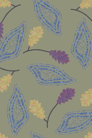 绿植树叶印花华亿平台图片