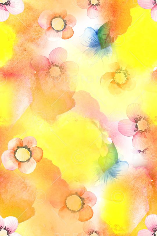 连衣裙印花华亿平台图片