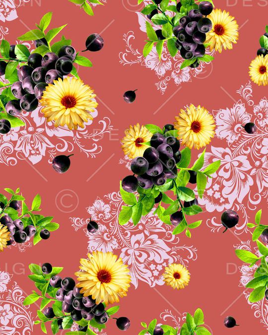 水果印花华亿平台图片