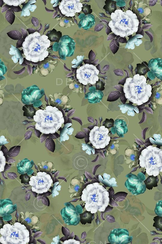 菊花印花华亿平台图片