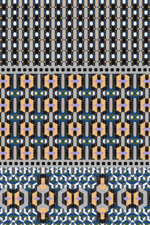 几何印花华亿平台图片