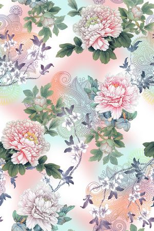 民族风印花华亿平台图片